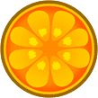 Orange in Suika Game